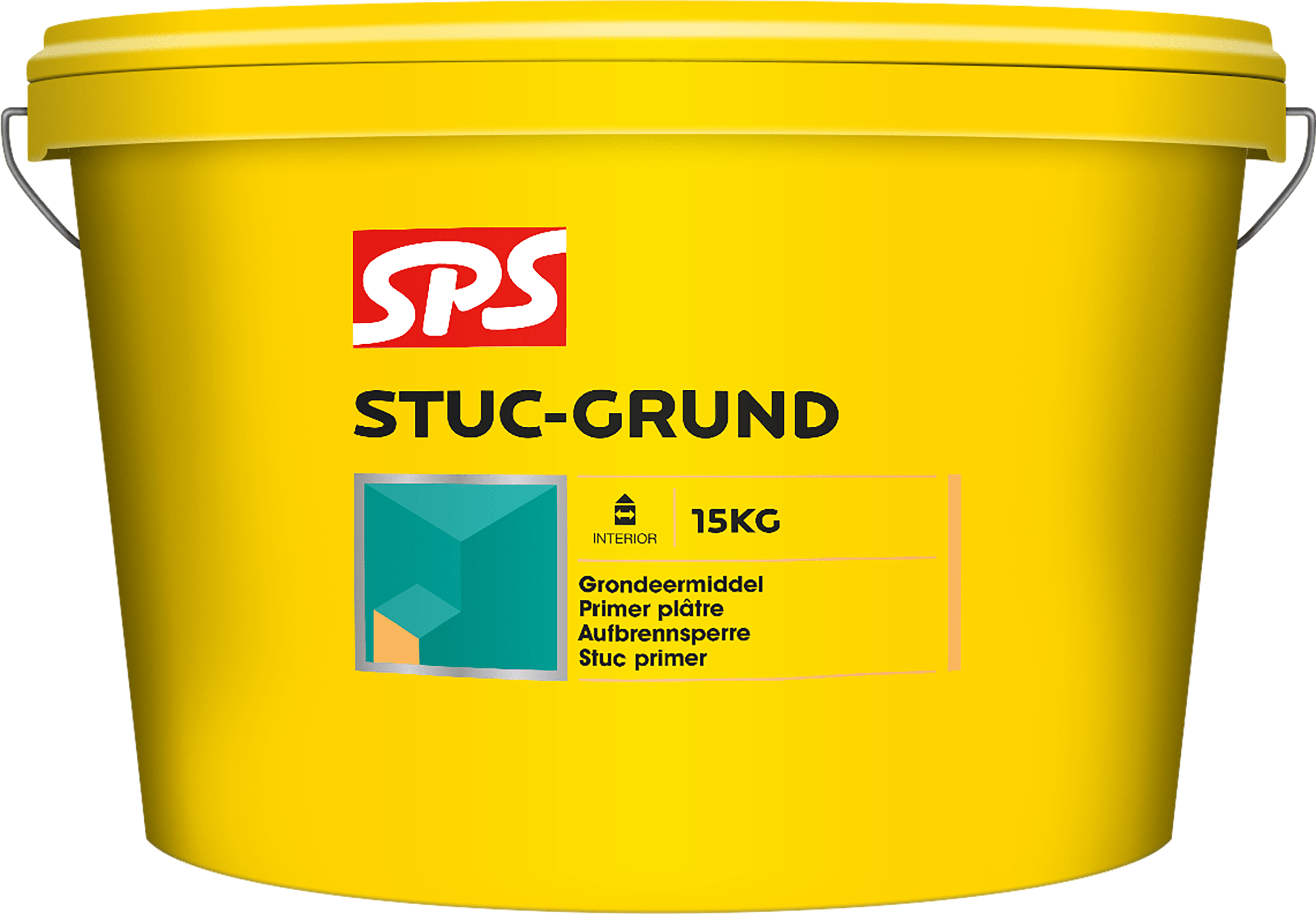 SPS Stuc-Grund Binnen 15kg Geel