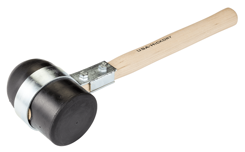 Gripline Rubberhamer Rotterdams Zacht Met Steelgat Zwart