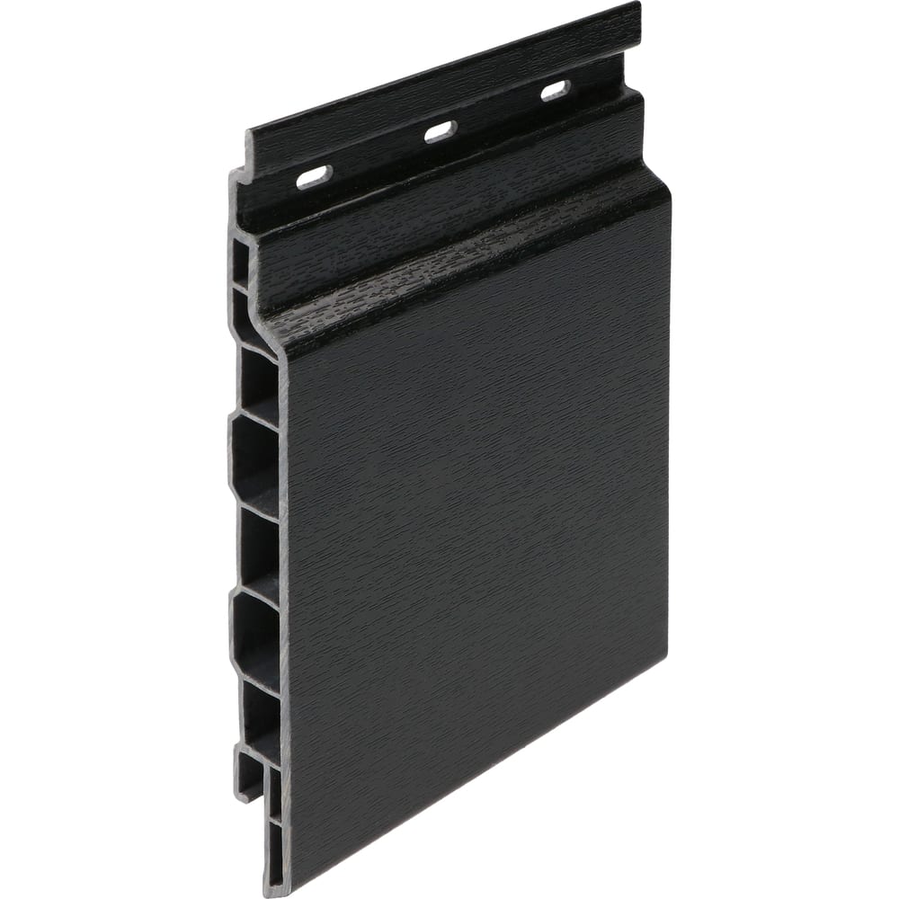 Keralit Gevelpaneel 143mm 600cm Zwart Classic Nerf RAL 9005