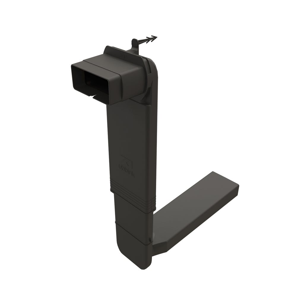 Ubbink VloerVent Cobra WF Rechthoek Inclusief Rooster Zwart