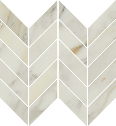 Product afbeelding voor Villeroy & Boch Decortegel Marble Arch Arctic Gold 4,5x10cm 9mm Glanzend
