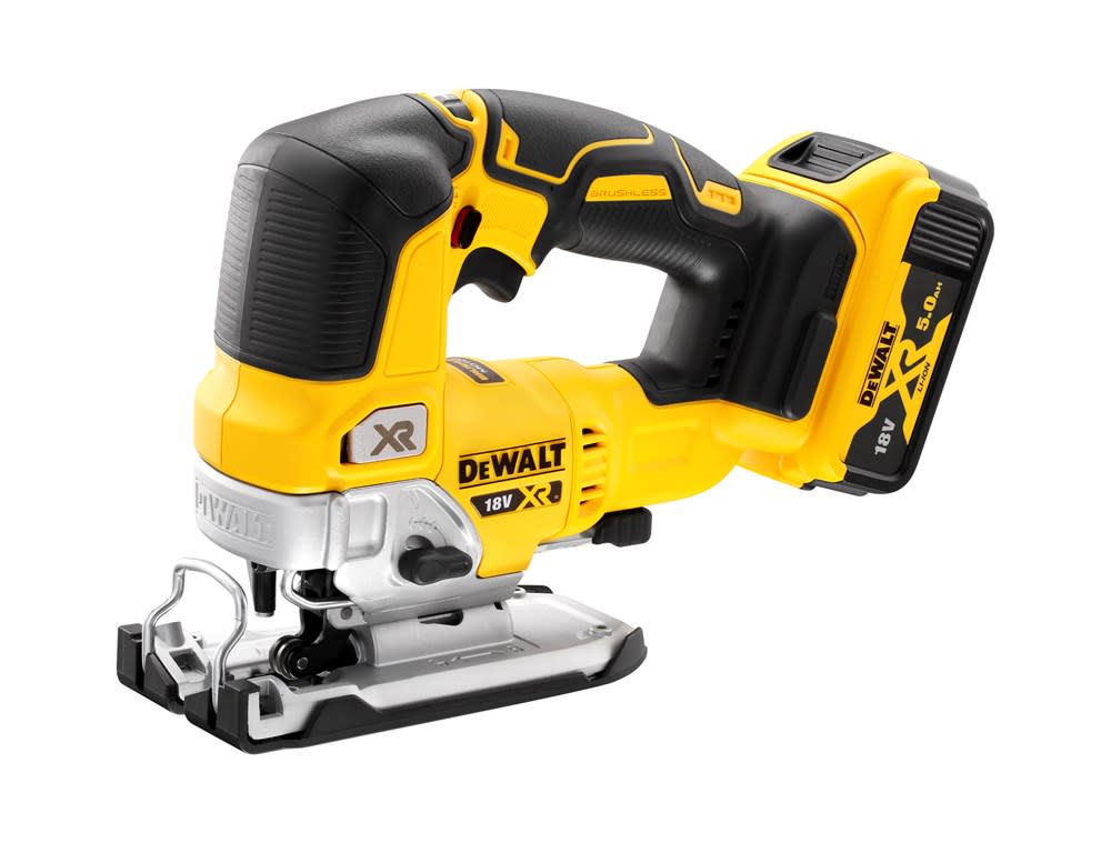 DeWALT Accu Decoupeerzaag DCS334P2QW 18V XR 2x5Ah In Tstak Koffer