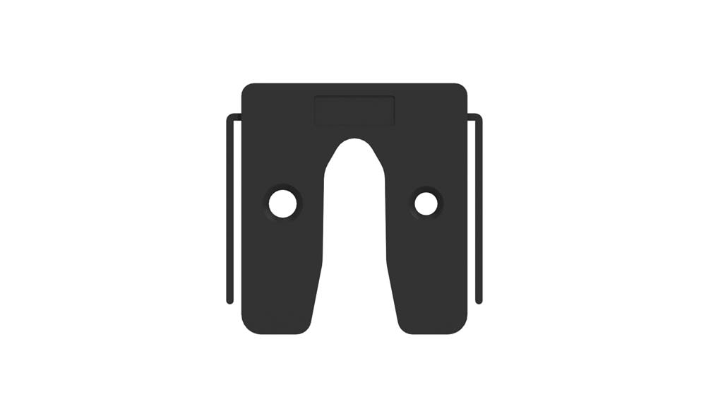 GB Uitvulplaat 3mm Zwart Met Stelpootjes 42st 34503B