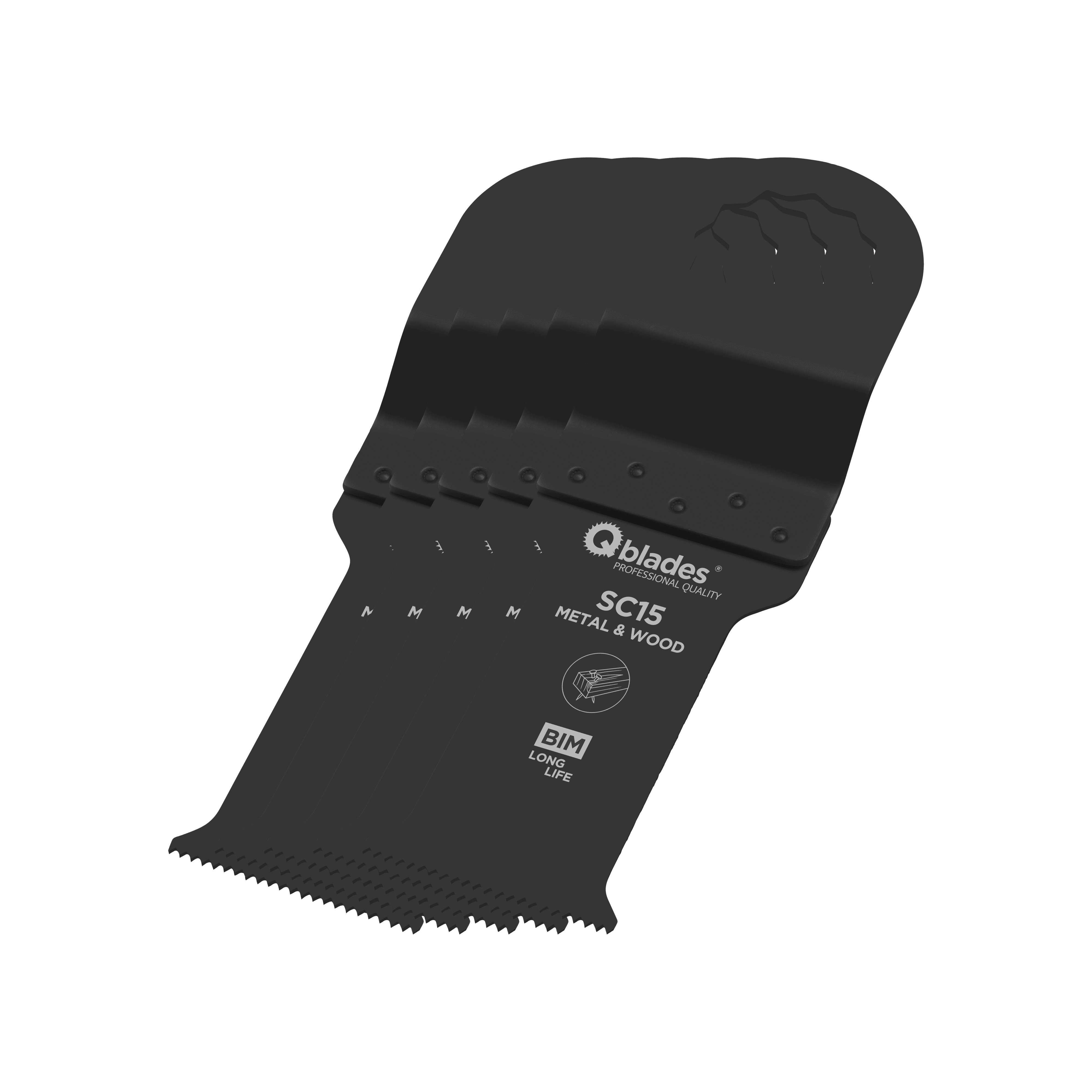 Qblades Multitoolzaagblad SC15 28x60mm Bi-Metaal 5st