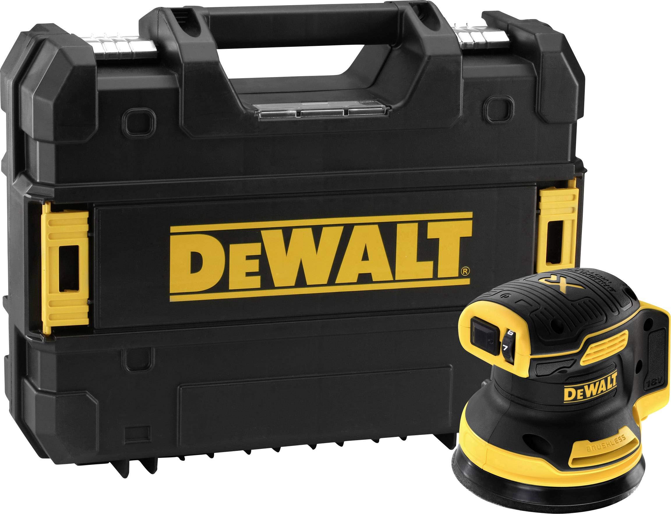 DeWALT Accu Schuurmachine Excentrisch DCW210NT-XJ 18V XR Brushless 125mm In Tstak Koffer