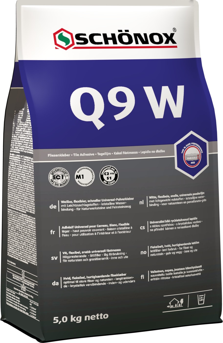 Schönox Q9 W Poederlijm 5kg