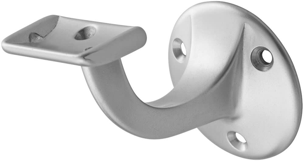 Hermeta Leuninghouder 3502 65mm Vlak Schroefgat Aluminium Naturel