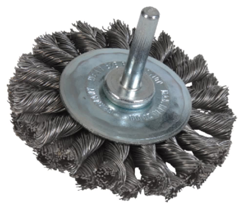 Flexovit Staaldraadborstel Met Stift 6mm 15-tands 70x15x0.50mm Getordeerd