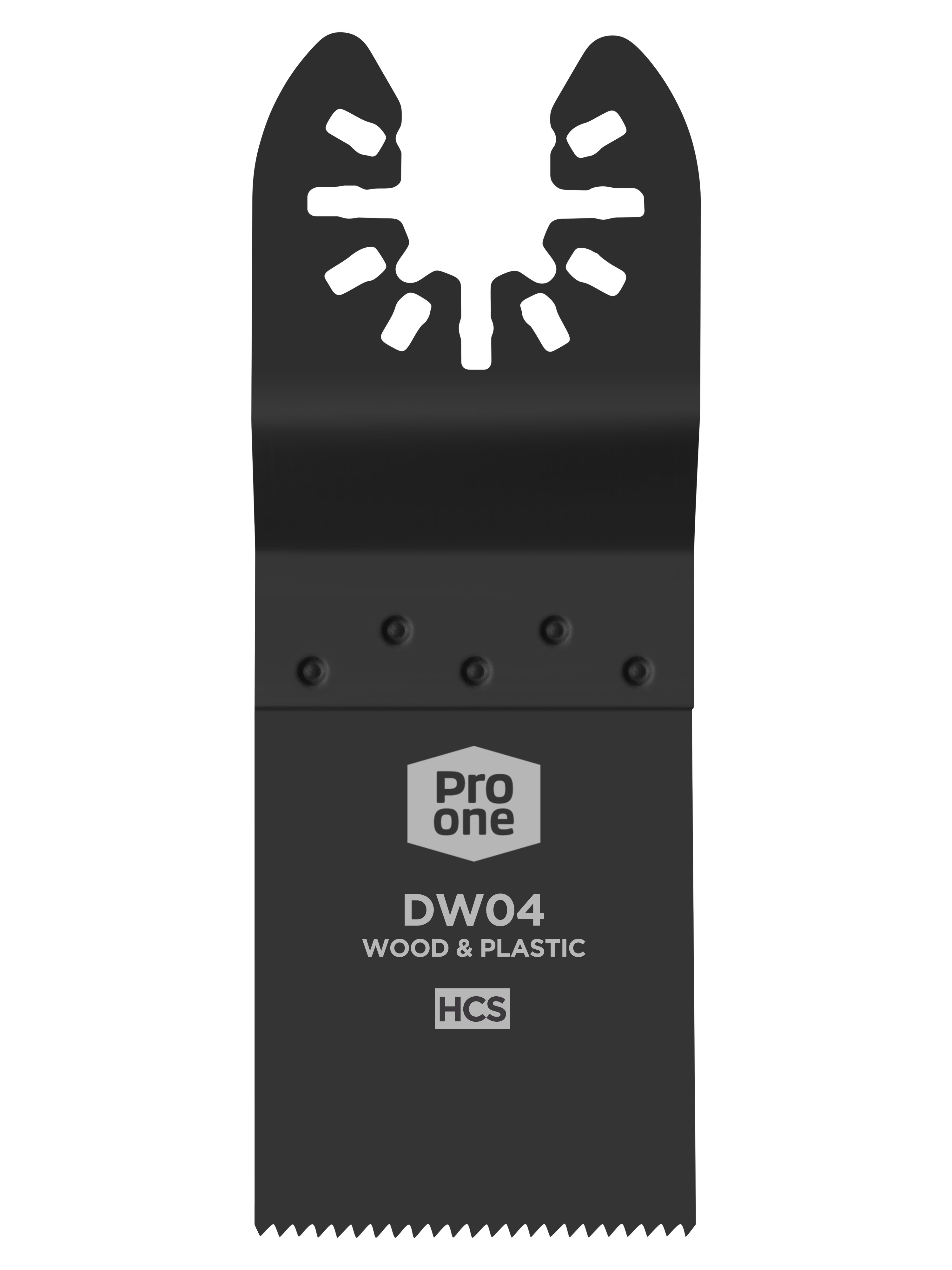 ProOne Multitoolzaagblad DW04 34x40mm HCS Standaard 5st
