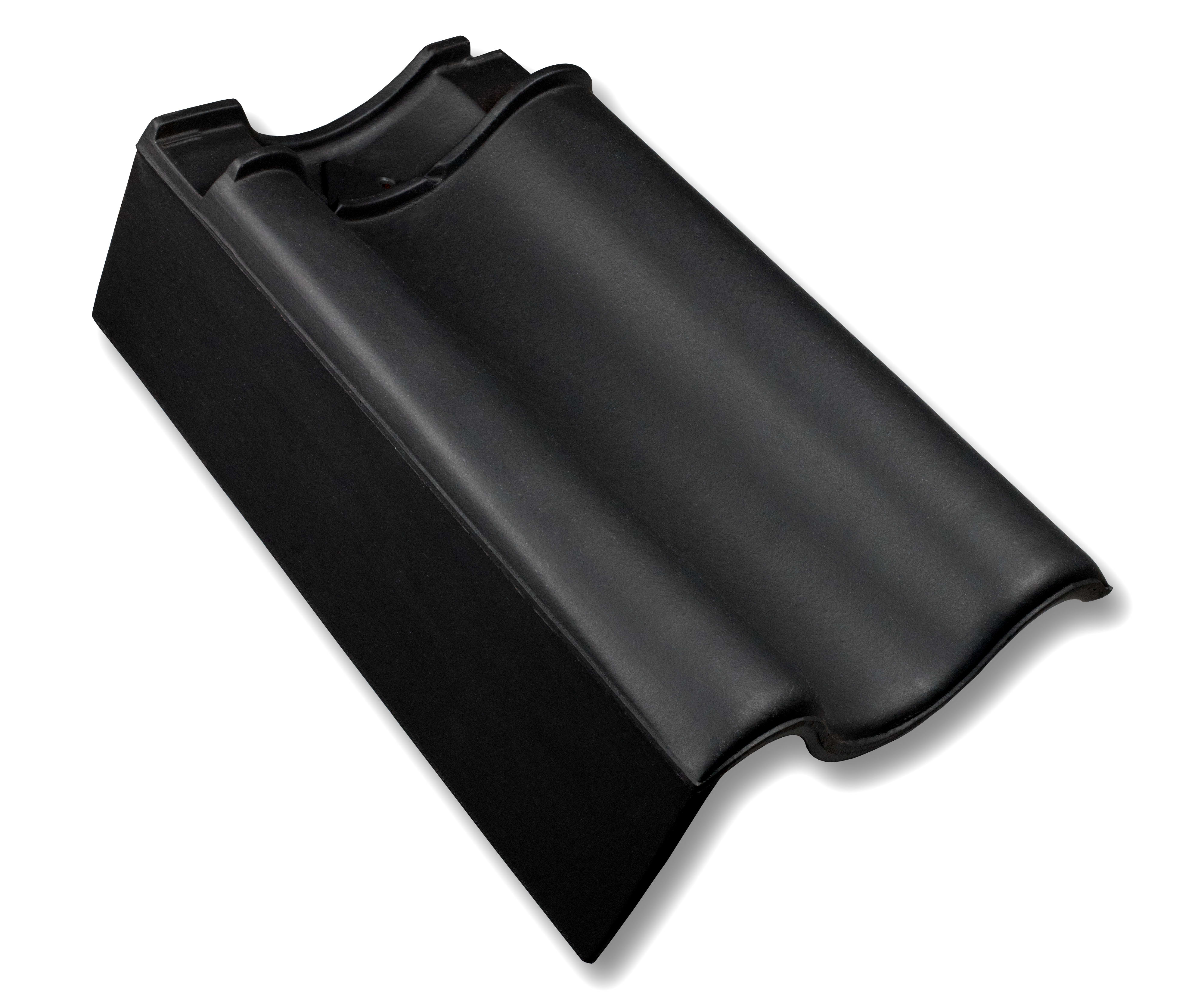 Nelskamp OVH Pan H10 Gevelpan Links Innensteg Matzwart Engobe