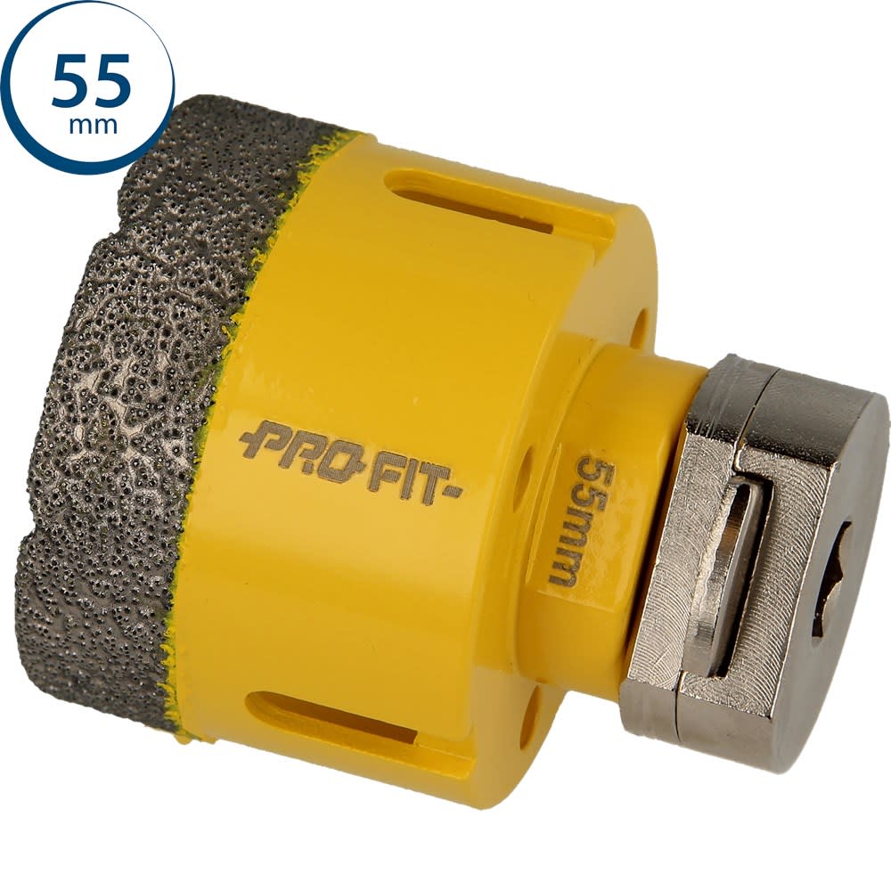 ProFit Gatzaag Diamond Dry 55mm Met Adapter Click&Drill