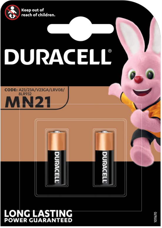 Product afbeelding voor Duracell Batterij Specialty Alkaline 12V 23A 2st