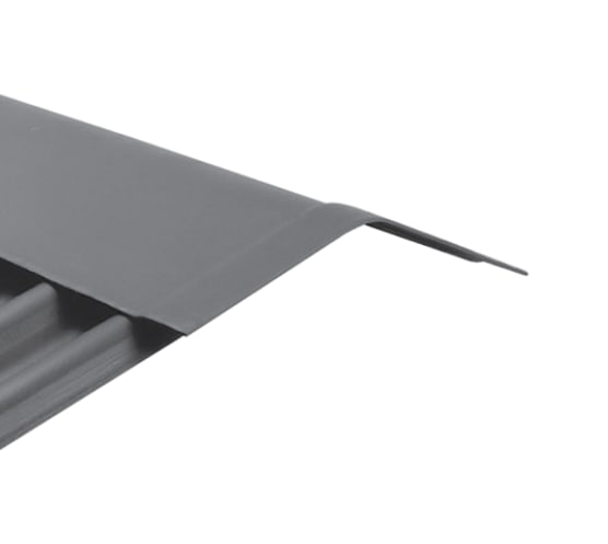 Product afbeelding voor Ecolor V-Nokstuk 300-300mm Dakhelling 45gr Model 2019 Donkergrijs