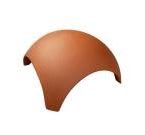 Product afbeelding voor Wienerberger Vorstenhoed Nr1 3Half Matzwart Verglaasd 744 Deest