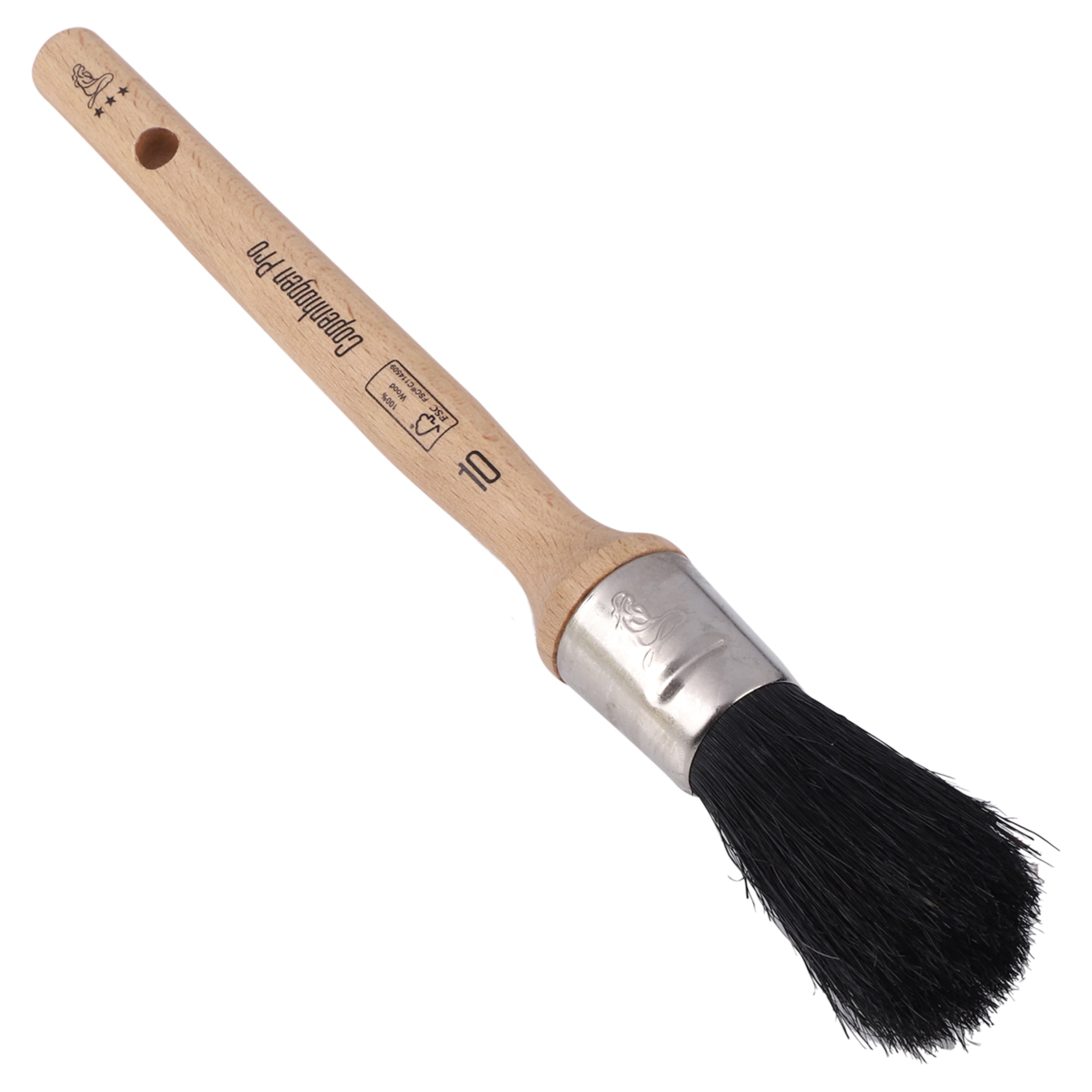 Product afbeelding voor Copenhagen Pro Patentkwast Maat 10 Zwart Haar