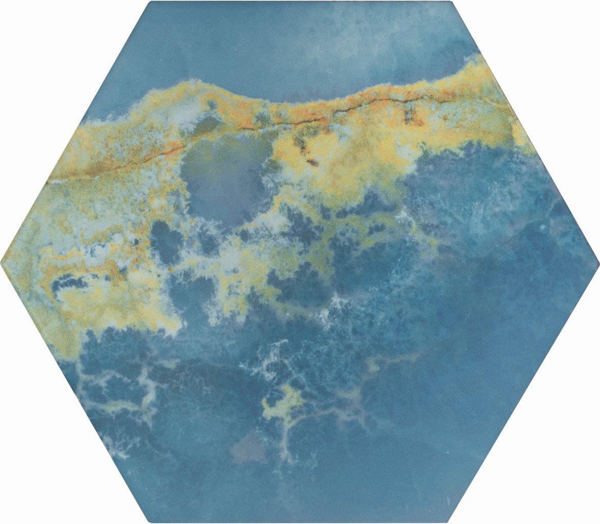 Product afbeelding voor Wandtegel Rock Star Onice Blue 14x16cm 9mm Mat R10