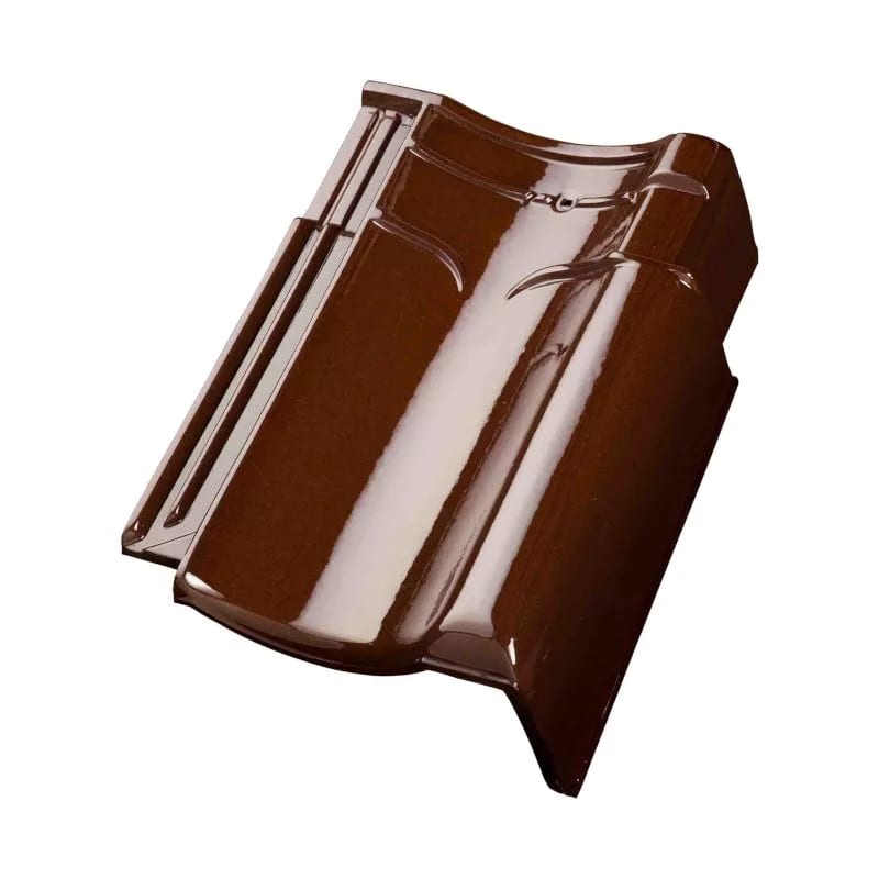 Wienerberger VHV Vario Gevelpan Rechts Bruin Verglaasd 670