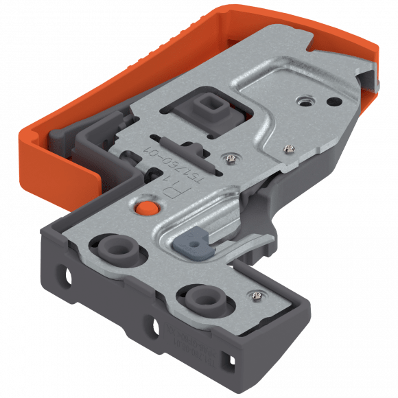 Koppeling Voor Ladegeleider Movento Rechts Oranje