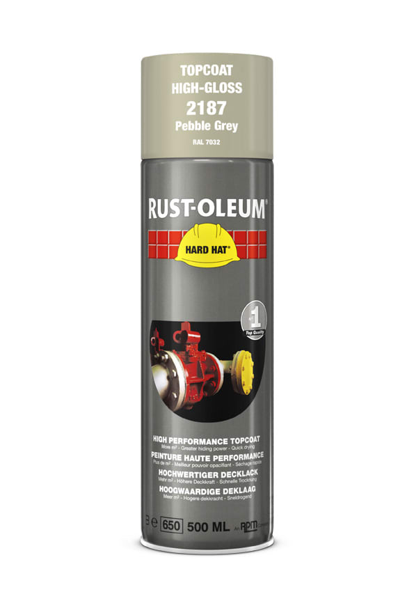 Rust-Oleum Deklaag Hard Hat 2187 500ml Steengrijs RAL7032