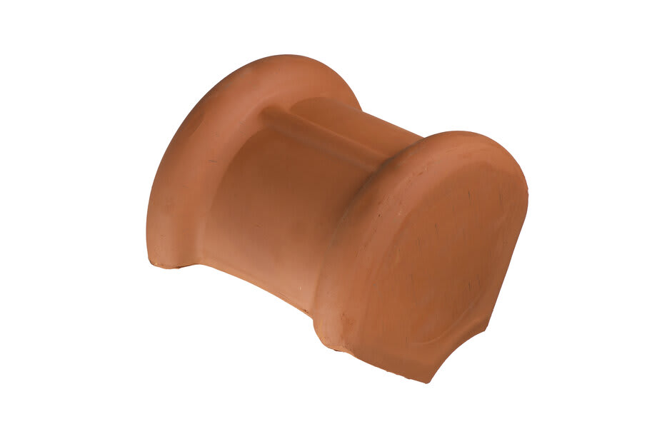 Product afbeelding voor Monier Halfronde Eindvorst Natuurrood Woerden