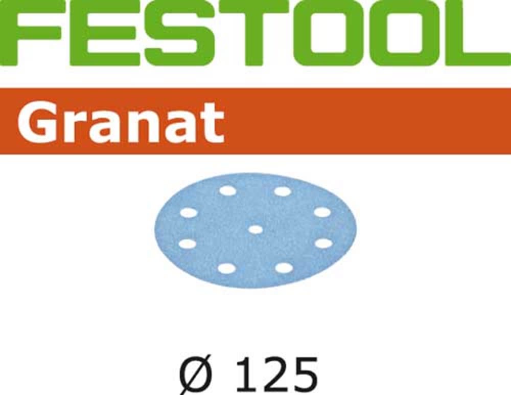 Festool Schuurschijf STF D125/8 P120 GR/100 Granat 100st