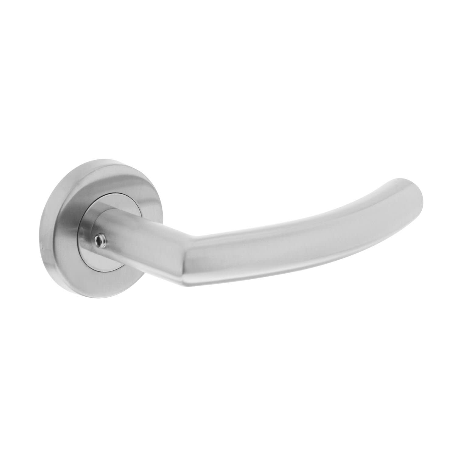 Intersteel Deurkruk Basic Op Rozet 10 Paar 53x9mm Halfrond RVS