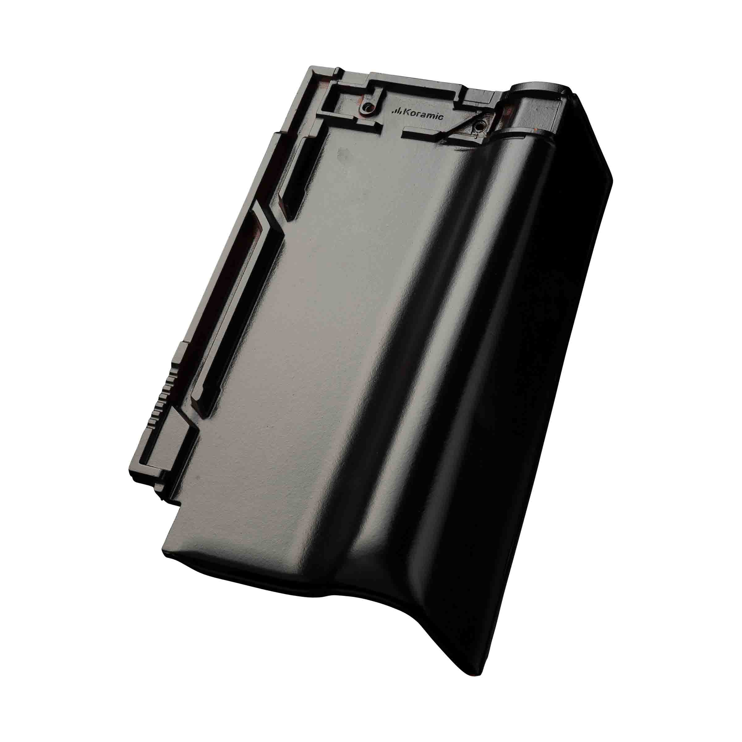 Wienerberger Alegra 12 Gevelpan Rechts Zwart Edelengobe 745