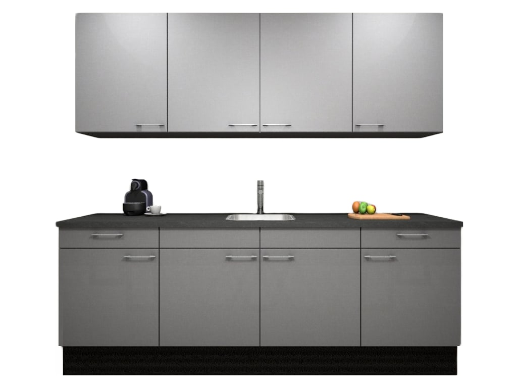 Procasa Keuken 240cm Compleet Grey