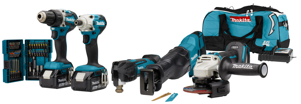 Makita Accu Combiset DLX5068TX1 18V