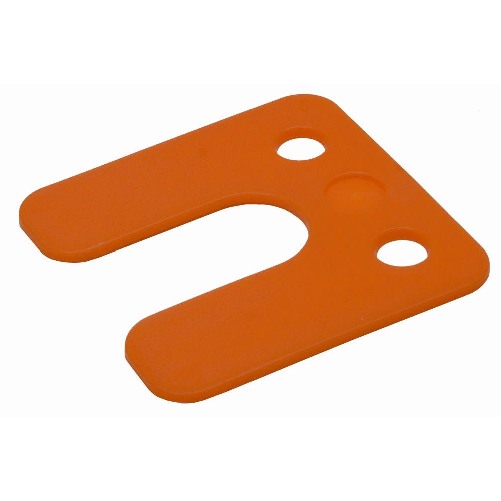 GB Drukplaat Met Sleuf 2mm Kunststof Oranje 48st 34742B