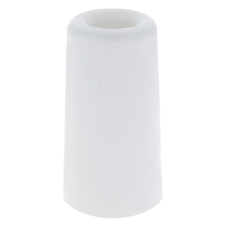 Deurbuffer 75x30mm Rond Rubber Wit