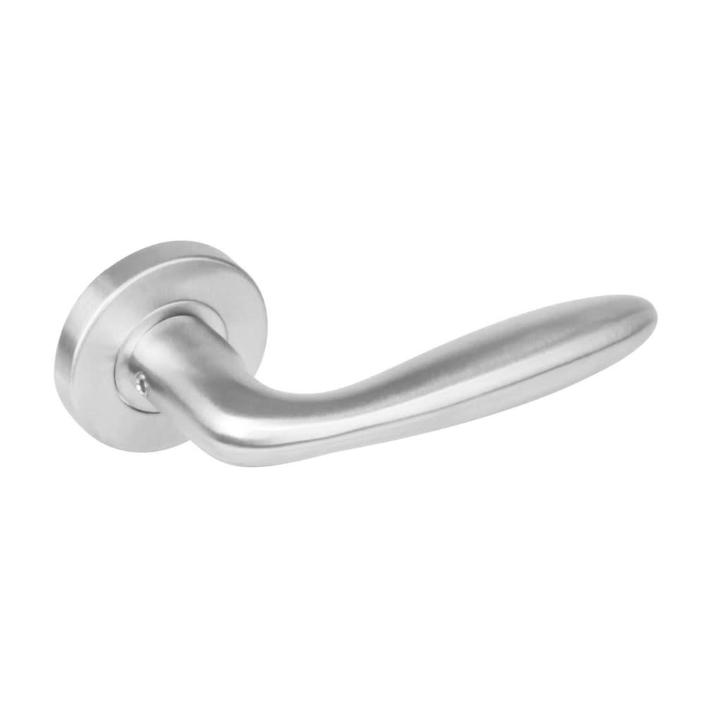 Intersteel Deurkruk Jupiter Op Rozet Rond 53x8mm Verdekt Met Nokken RVS