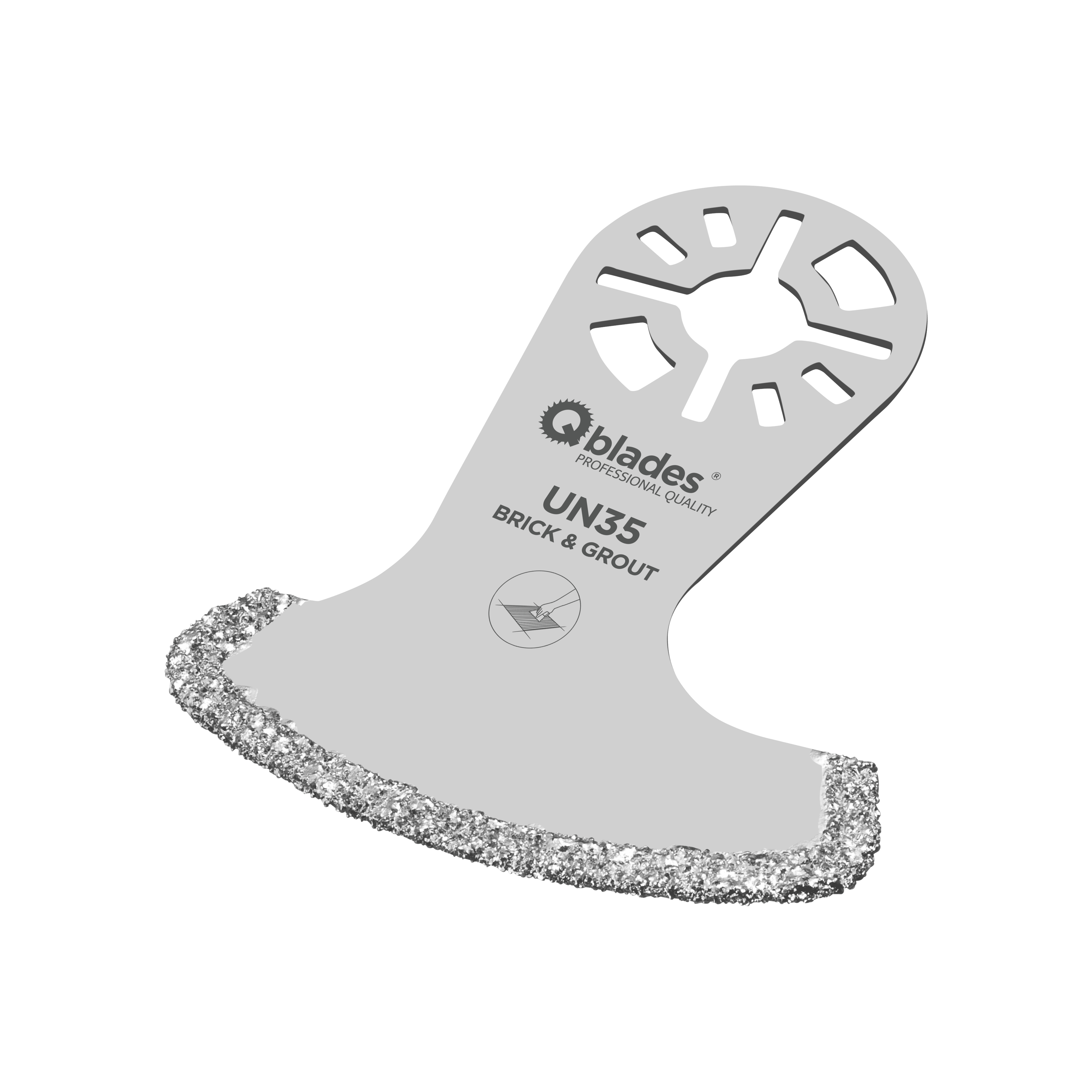 Qblades Diamant Sikkel UN35 58x2mm 1st