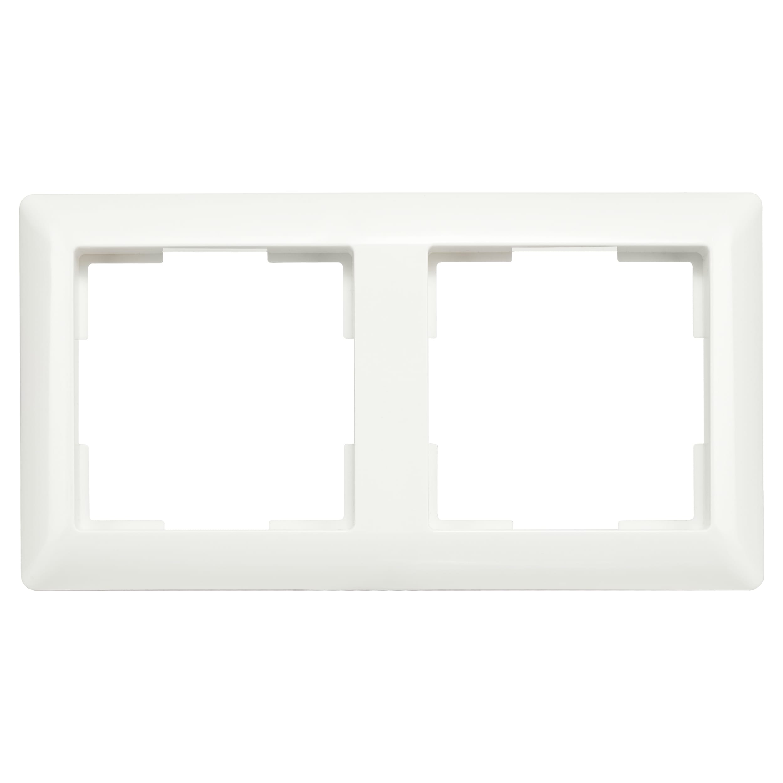 ION Industries J1 Afdekraam Inbouw 2-voudig Alpinewit 1st