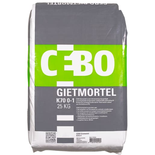 CEBO Gietmortel K70 5-80mm 25kg