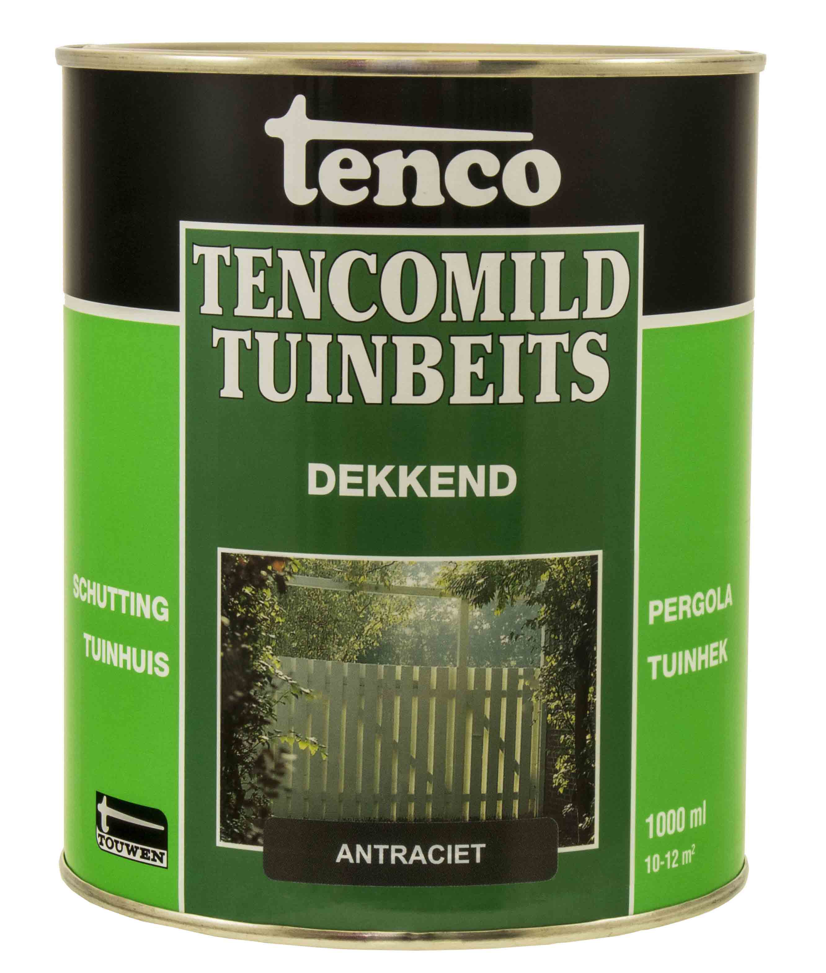 Tencomild Tuinbeits Dekkend 1L Antraciet