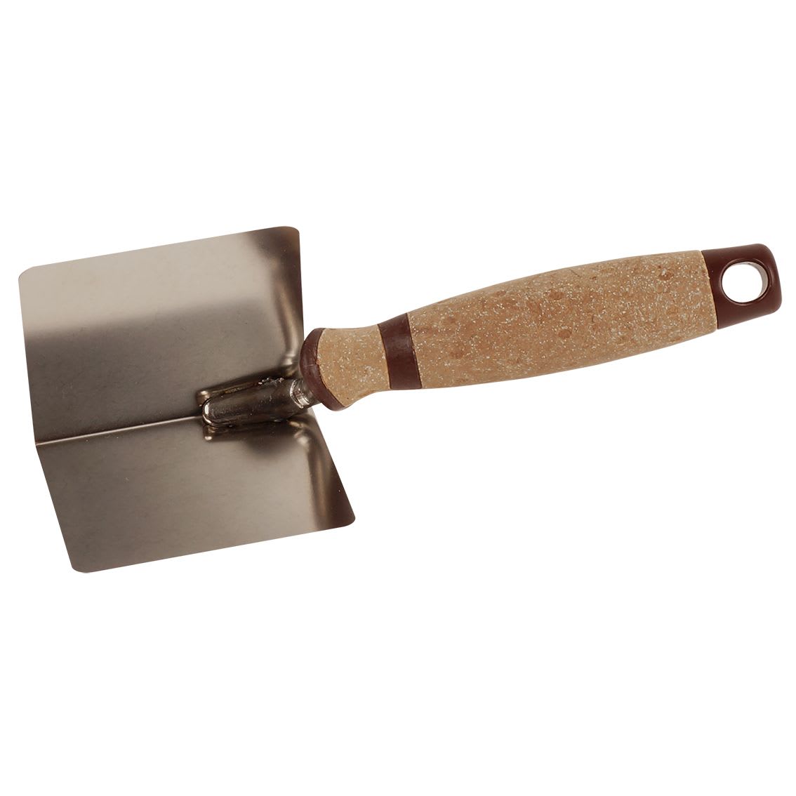 Super Prof Hoekschop Eco Pure Inwendig 80x60mm RVS Scherp Met Handgreep Leer