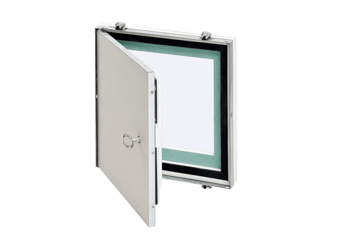 RUG Inspectieluik AluSpeed Safe EI90 500x500mm GKF Met Vierkantsleutel Schacht