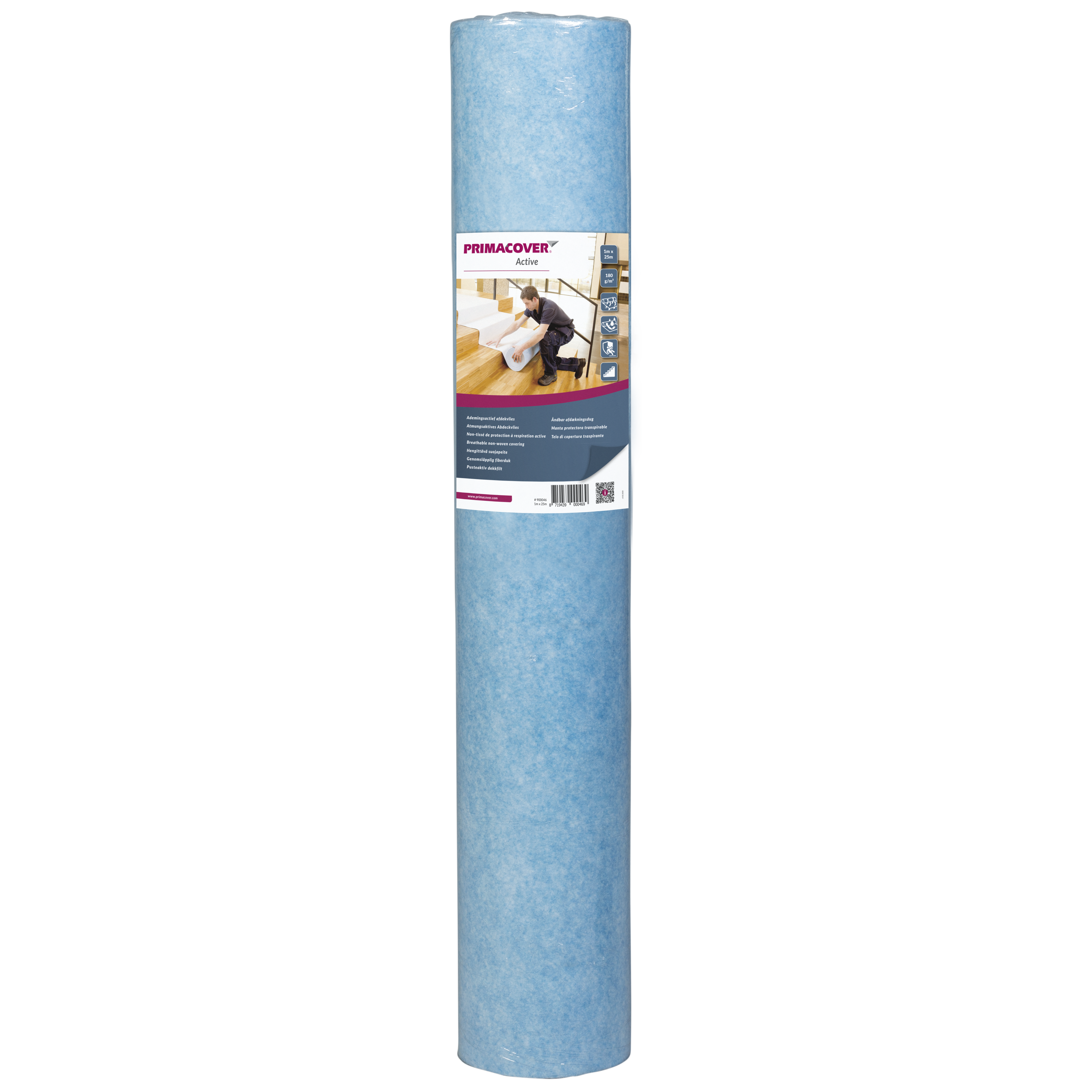 Product afbeelding voor PrimaCover Afdekvlies Active 1x50m Blauw Ademingsactief