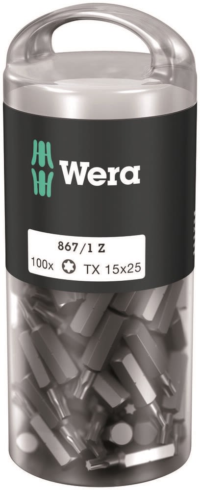 Wera Bitset DIY 25mm TX-15 25mm 100-Delig