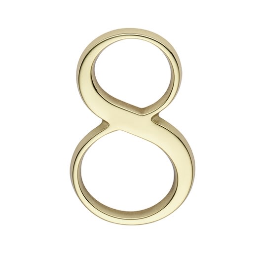 Skantrae Huisnummer Messing Nr 7 Titanium