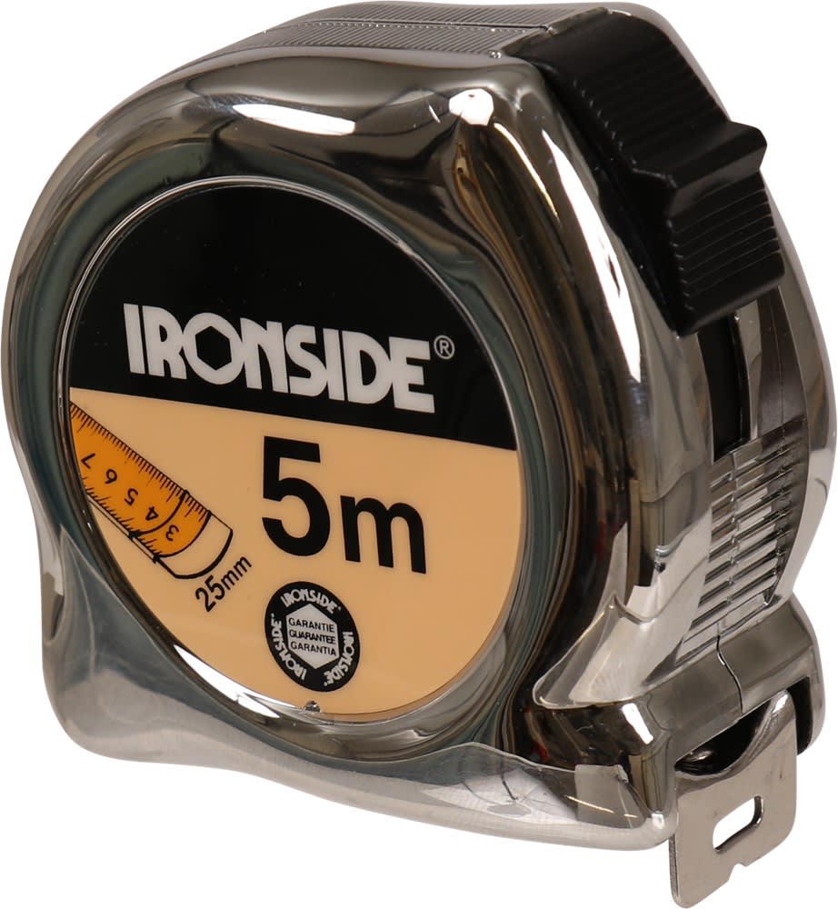 Ironside Rolbandmaat Professioneel 25mm 5m