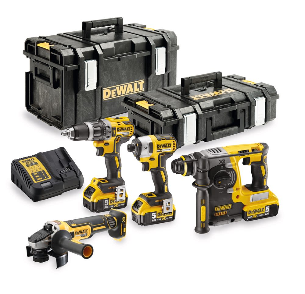 DeWALT Accu Comboset DCK422P3 18V XR DCD796/DCF887/DCG405/DCH273 3x5,0Ah