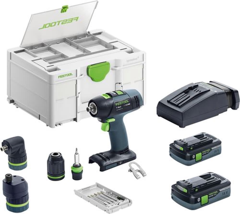 Festool Accu Schroefboormachine T 18+3 HPC 4,0 I-Set