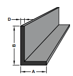 AluArt Hoekprofiel 30x30x2mm 3m
