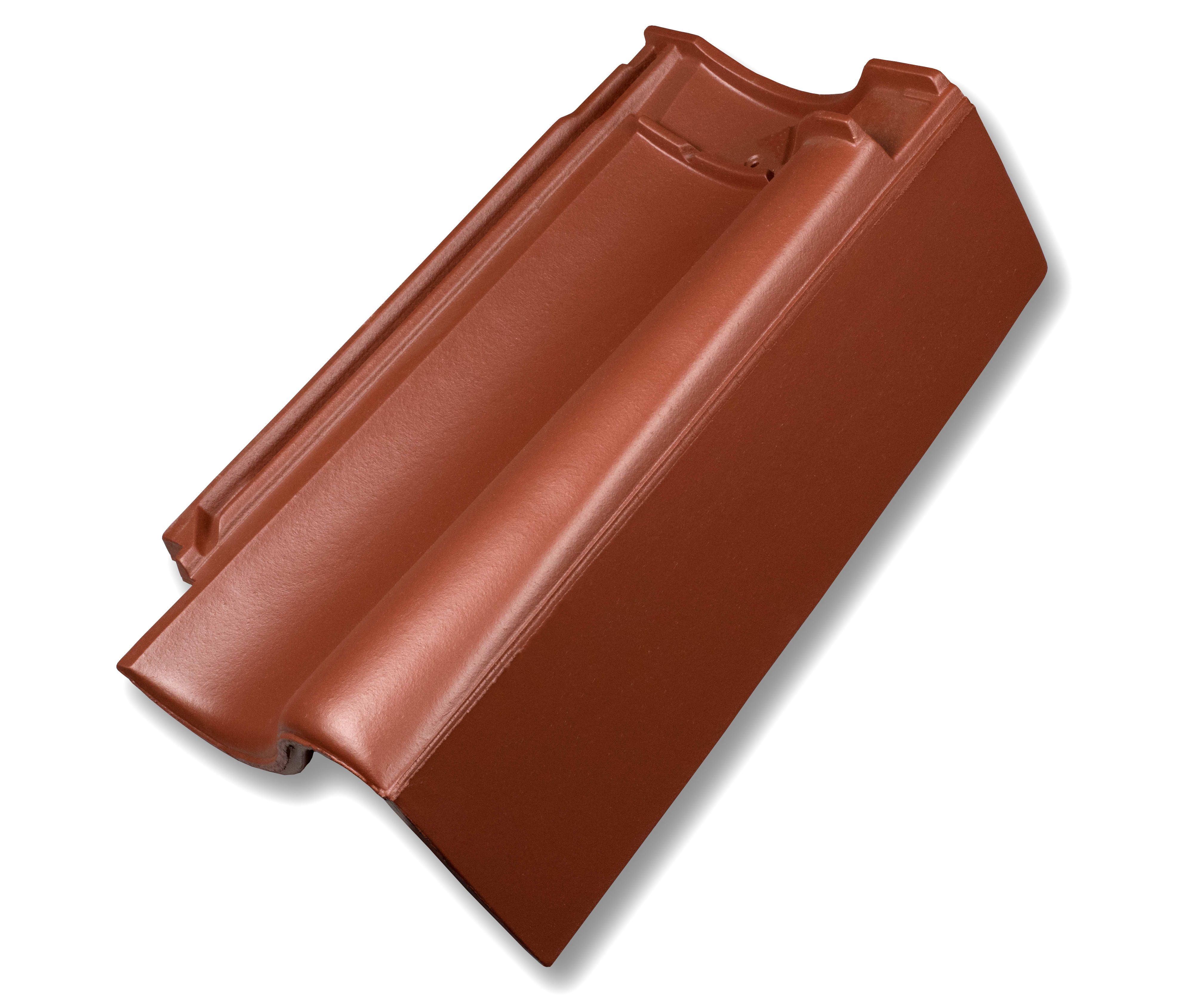 Nelskamp OVH Pan H10 Gevelpan Rechts Innensteg Rood Engobe