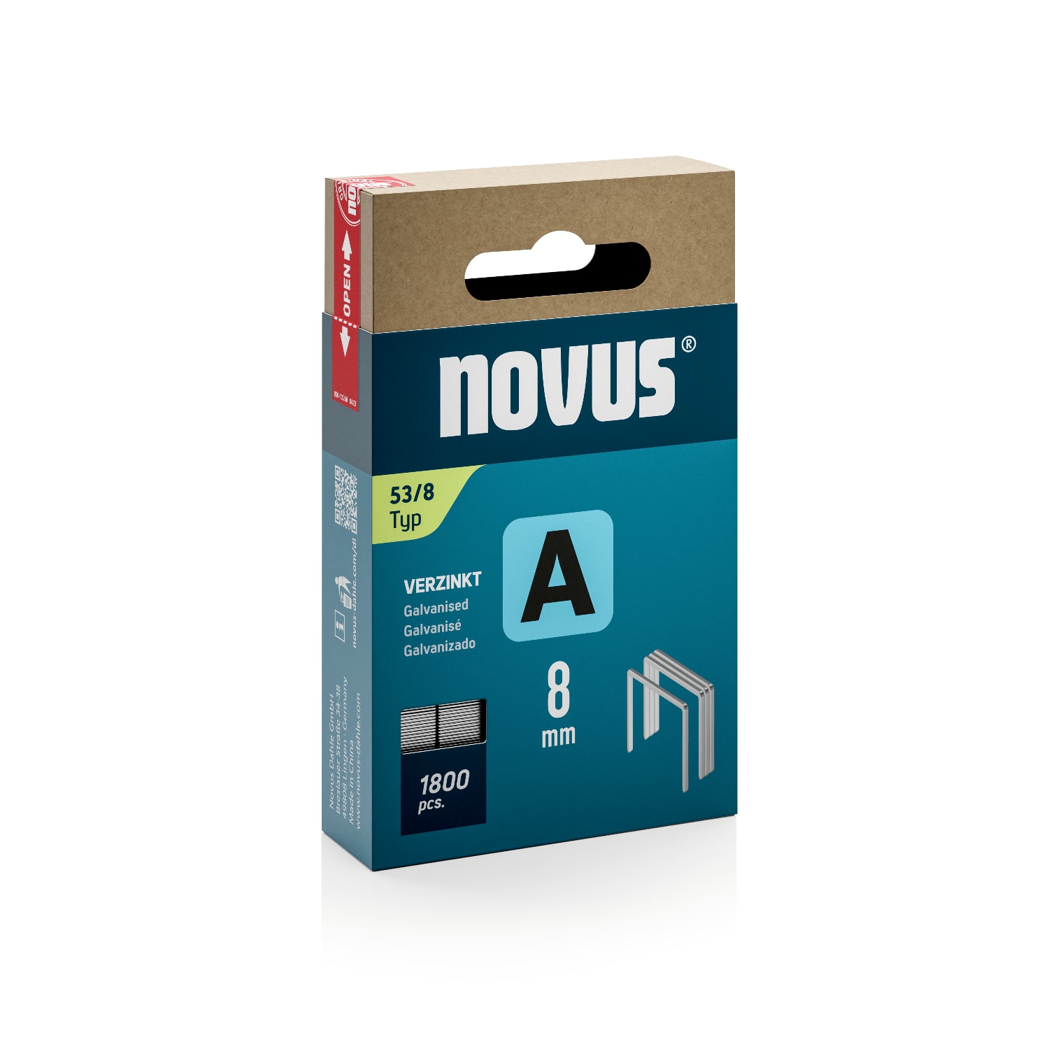 Novus Niet A53 Superhard 8mm Dundraad 1800st