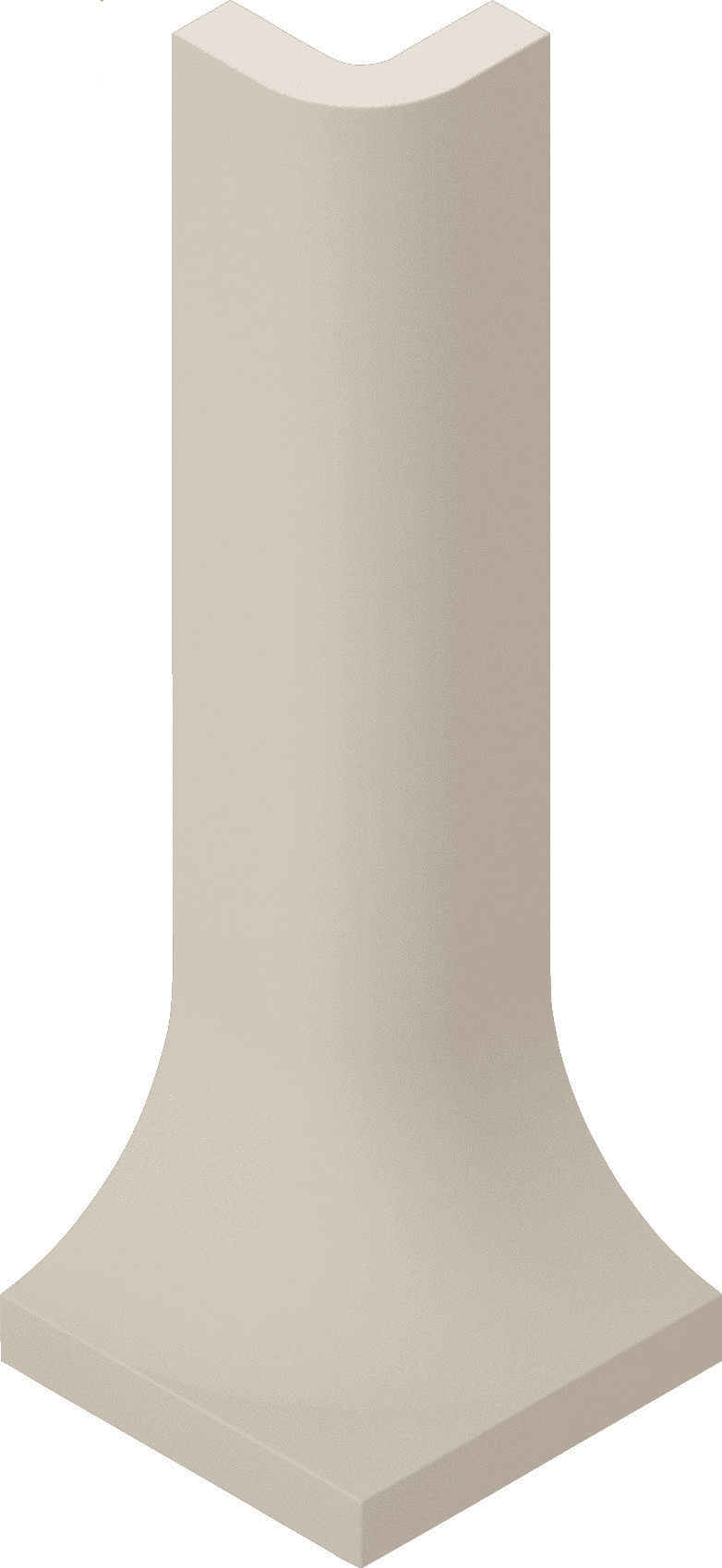 Villeroy & Boch Binnenhoek Pro Architectura 3.0 Pure Clay 3x10cm Mat 2074C2700010