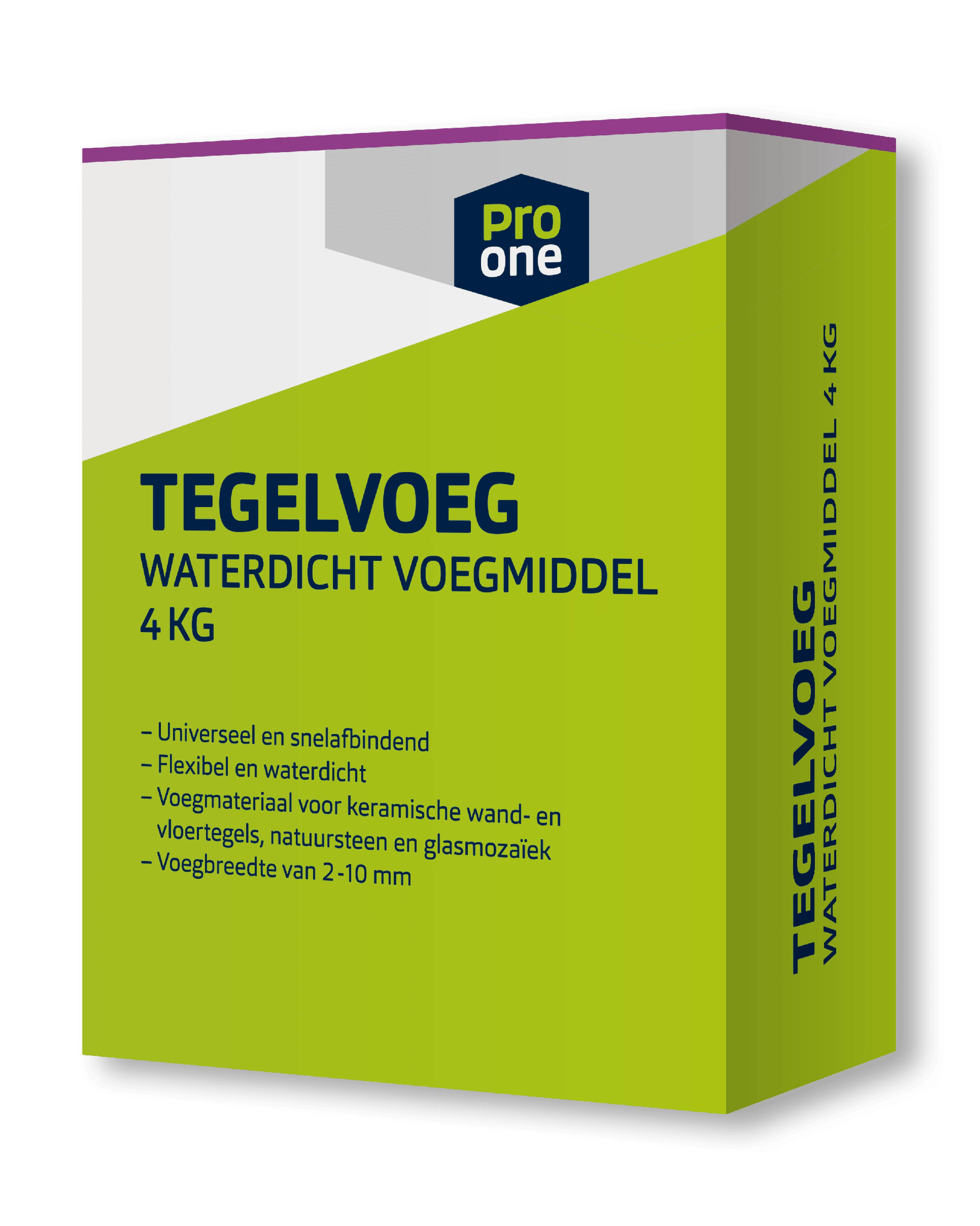 ProOne Tegelvoeg 4kg Zilvergrijs