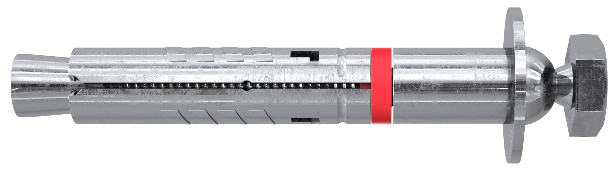 Fischer Hulsanker TA M8 Met Afbreekkop Elektrolytisch Verzinkt 50st 90265